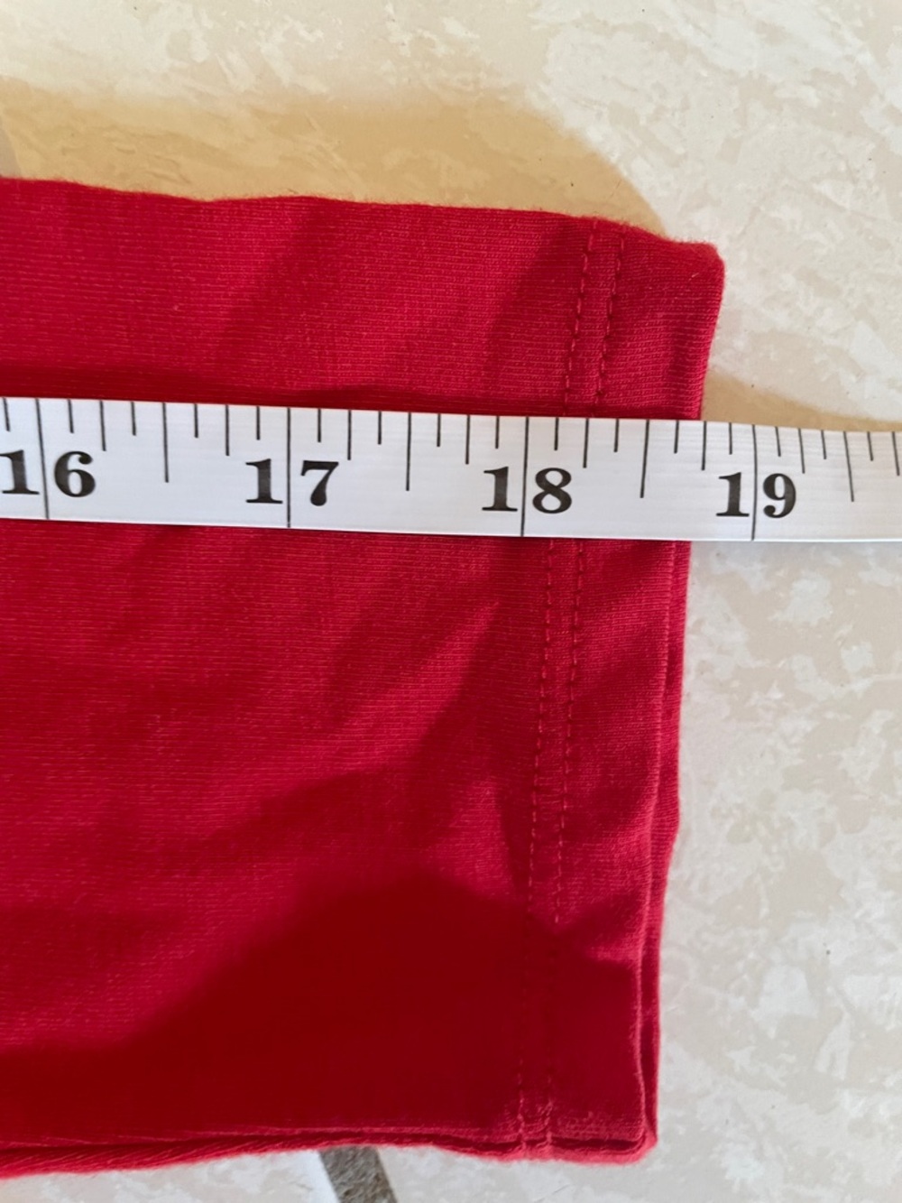 GUESS Red V-Neck Ruched Drawstring Top - Picture 8 of 10